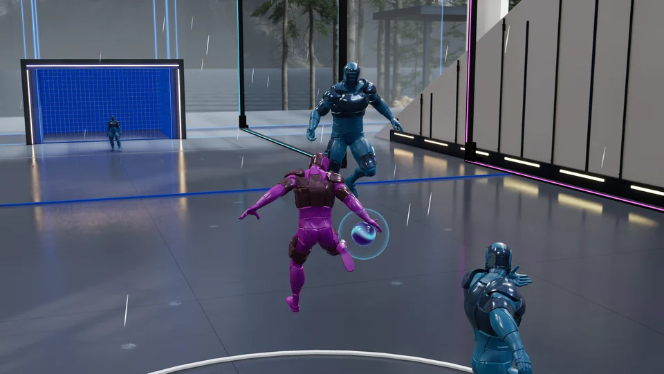 Nastics: player collision, rain weather at morning